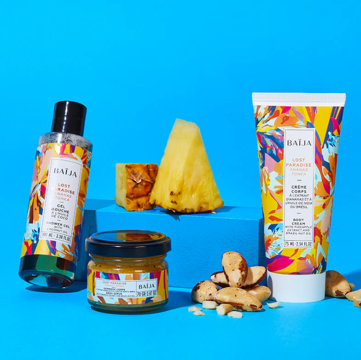 COFFRET SOIN DU CORPS LOST PARADISE (1 crème corps 75ML + 1 gommage 70GR + 1 gel douche 100ML) image